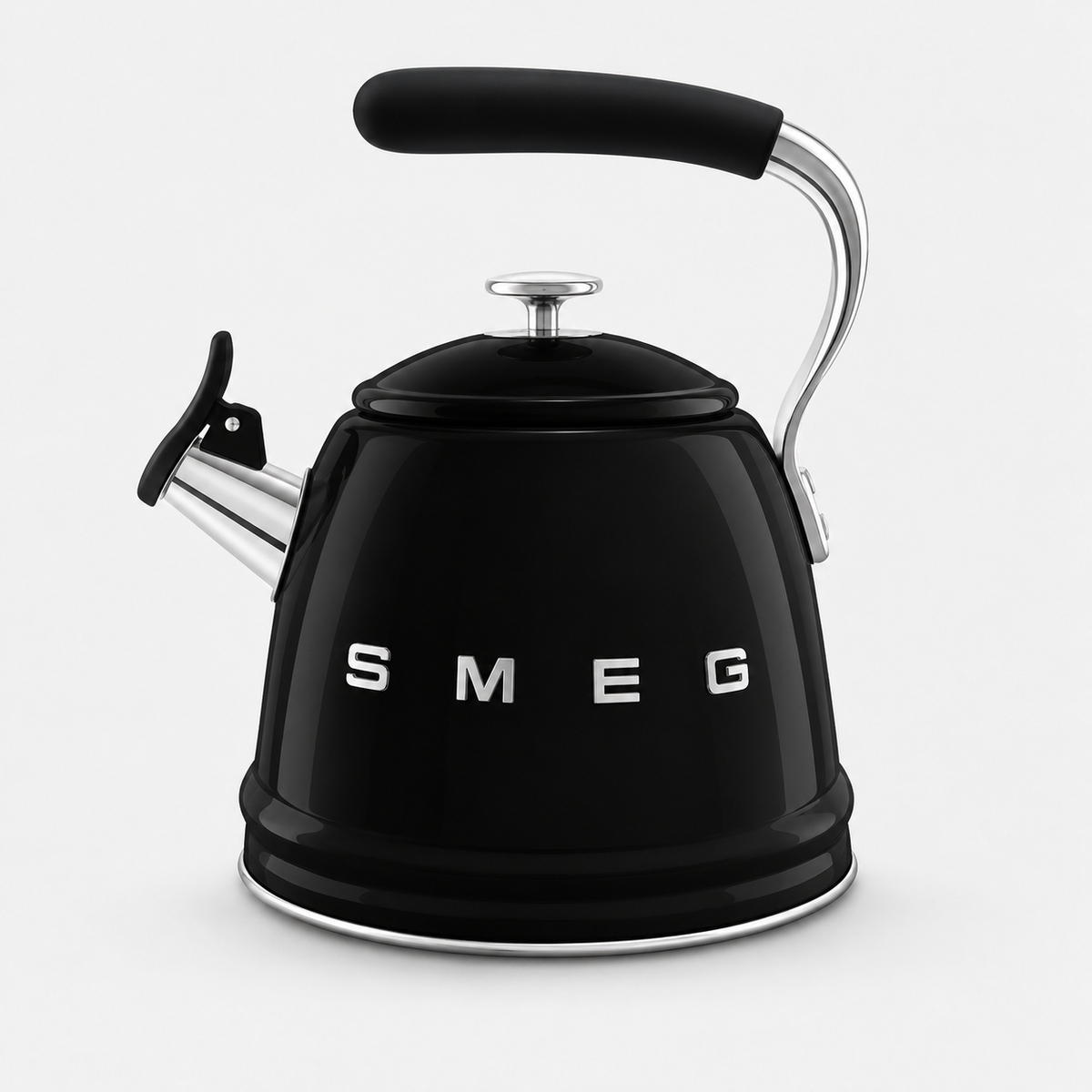 Smeg WKF01BL 50's Retro Style Whistling Kettle - Black