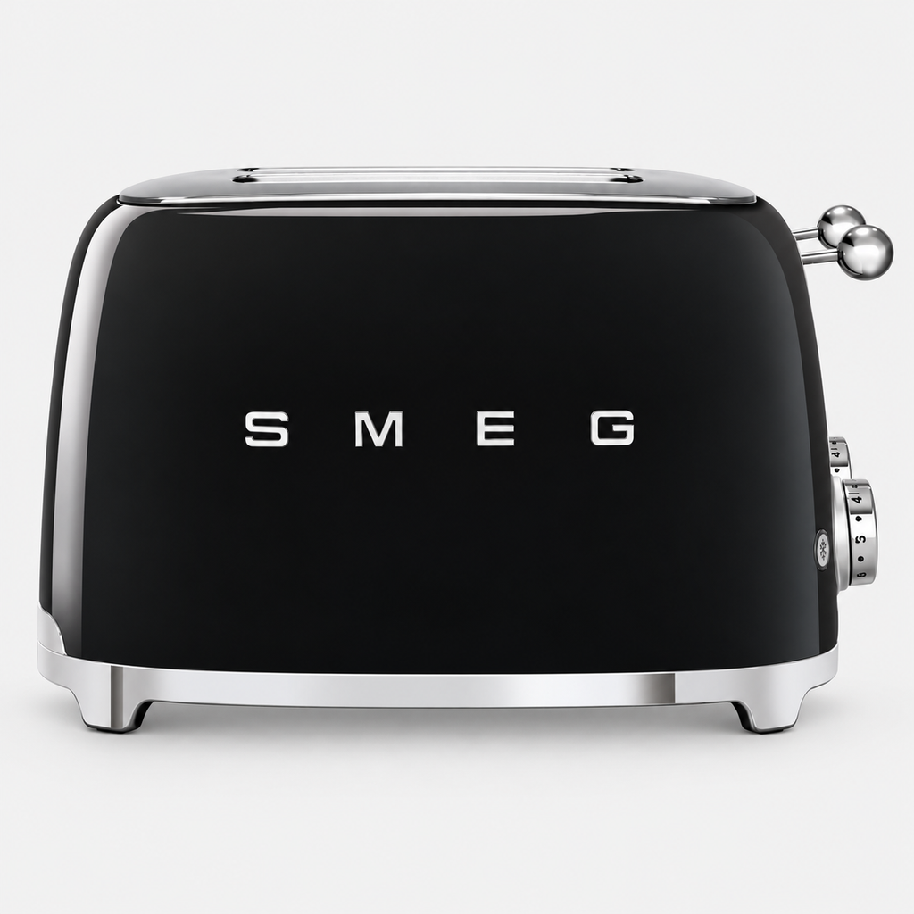 SMEG 4 X 4 Slice Toaster Black