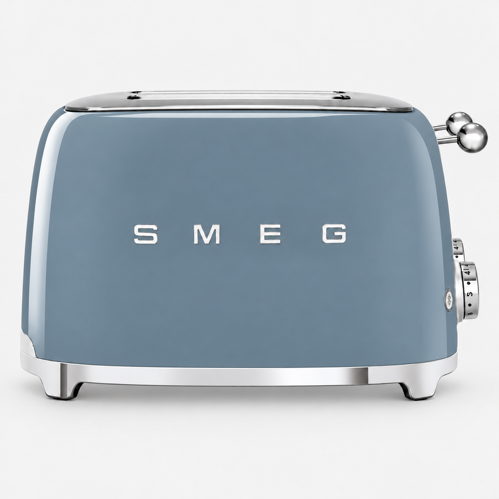 Smeg 2 Slice Toaster | Storm Blue | TSF01SBMUK