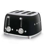 SMEG 4 X 4 Slice Toaster Black