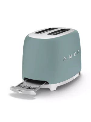 Smeg 50’s Retro Style 2 Slice Toaster – Emerald Green | TSF01EGMUK