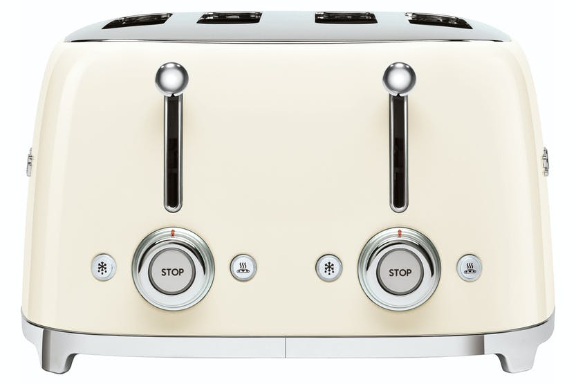 SMEG 4 X 4 Slice Toaster Cream