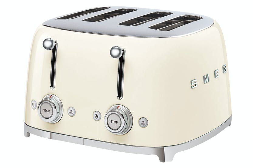 SMEG 4 X 4 Slice Toaster Cream