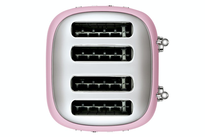 SMEG 4 X 4 Slice Toaster Pink