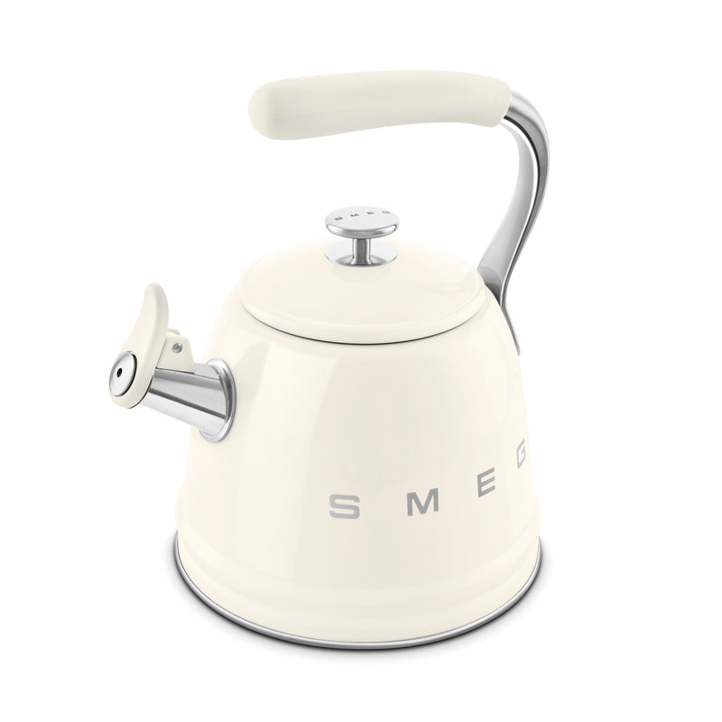Smeg WKF01CR 50's Retro Style Whistling Kettle - Cream